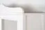 Weiße Vitrine Kiefer Vollholz Turakos 08 mit viel Stauraum, 214 x 150 x 50 cm, mit 5 Türen und 5 Schubladen, robust und langlebig, klassisches Design