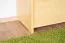 Garderobe Kiefer massiv Vollholz natur 29A - Abmessung 200 x 113 x 35 cm