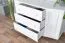 Kommode Kiefer massiv Vollholz Weiß Junco 169 - Abmessung 78 x 140 x 47 cm (H x B x T)