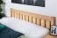 Jugendbett Buche massiv Vollholz natur 106, inkl. Lattenrost - Abmessung 160 x 200 cm
