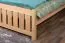 Jugendbett Buche massiv Vollholz natur 106, inkl. Lattenrost - Abmessung 160 x 200 cm