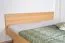 Doppelbett / Gästebett Buche massiv Vollholz natur 116, inkl. Lattenrost - Abmessung 180 x 200 cm