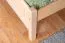 Jugendbett Buche massiv Vollholz natur 117, inkl. Lattenrost - Abmessung 160 x 200 cm