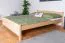 Jugendbett Buche massiv Vollholz natur 117, inkl. Lattenrost - Abmessung 160 x 200 cm