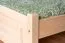 Jugendbett Buche massiv Vollholz natur 117, inkl. Lattenrost - Abmessung 160 x 200 cm