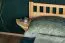 Jugendbett Kiefer massiv Vollholz natur 67, inkl. Lattenrost - Abmessung 180 x 200 cm