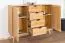 Kommode Eiche massiv natur Aurornis 46 - Abmessungen: 104 x 142 x 40 cm (H x B x T)