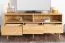 TV-Unterschrank Eiche massiv natur Aurornis 58 - Abmessungen: 64 x 142 x 40 cm (H x B x T)