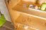 Vitrine Kiefer massiv natur Aurornis 10 - Abmessungen: 200 x 96 x 40 cm (H x B x T)
