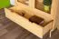Vitrine Kiefer massiv natur Aurornis 10 - Abmessungen: 200 x 96 x 40 cm (H x B x T)