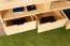 TV-Unterschrank Kiefer massiv natur Aurornis 58 - Abmessungen: 64 x 142 x 40 cm (H x B x T)