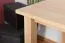 Tisch Kiefer massiv Vollholz natur Junco 241A (eckig) - Abmessung 80 x 180 cm