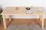 Tisch Kiefer massiv Vollholz natur Junco 241A (eckig) - Abmessung 80 x 180 cm