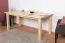Tisch Kiefer massiv Vollholz natur Junco 241A (eckig) - Abmessung 80 x 180 cm