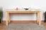 Tisch Kiefer massiv Vollholz natur Junco 241A (eckig) - Abmessung 80 x 180 cm