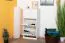 Schuhschrank Kiefer Vollholz massiv Weiß Junco 213 - Abmessung 115 x 58 x 30 cm (H x B x T)