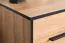 Nachtkommode Altels 22, Farbe: Riviera Eiche / Dunkelbraun - Abmessungen: 68 x 47 x 40 cm (H x B x T)