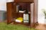 Kommode Sentis 08, Farbe: Dunkelbraun - 136 x 88 x 39 cm (H x B x T)