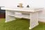 Couchtisch Sentis 21, Farbe: Kiefer Weiß - 53 x 125 x 65 cm (H x B x T)