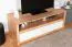 TV-Schrank / TV-Möbel Faleula 06, mit ABS Katenschutz, Eiche / Weiß, Maße: 52 x 130 x 53 cm, zwei Schubladen, ein offenes Ablagefach, für Wohnzimmer