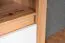 TV-Schrank / TV-Möbel Faleula 06, mit ABS Katenschutz, Eiche / Weiß, Maße: 52 x 130 x 53 cm, zwei Schubladen, ein offenes Ablagefach, für Wohnzimmer