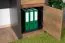 Schreibtisch Selun 11, Farbe: Eiche Dunkelbraun / Grau - 75 x 120 x 53 cm (H x B x T)