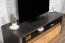TV-Unterschrank Selun 13, Farbe: Eiche Dunkelbraun / Grau - 53 x 130 x 53 cm (H x B x T)