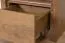 Vitrine Selun 10, Farbe: Eiche Dunkelbraun - 197 x 50 x 43 cm (H x B x T)
