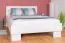 Doppelbett Segnas 17, Farbe: Kiefer Weiß - 160 x 200 (B x L)