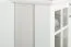 Vitrine Falefa 07, Farbe: Elfenbein - 128 x 101 x 49 cm (H x B x T)