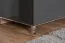 Kommode Vaitele 13, Farbe: Anthrazit Hochglanz / Walnuss - 88 x 152 x 45 cm (H x B x T)