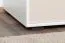 Kinderzimmer - Schrank Benjamin 25, Farbe: Weiß / Creme - Abmessungen: 198 x 44 x 37 cm (H x B x T)