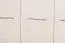 Drehtürenschrank / Kleiderschrank Gataivai 02, Farbe: Beige Hochglanz / Walnuss - 224 x 137 x 57 cm (H x B x T)