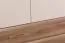 Drehtürenschrank / Kleiderschrank Gataivai 02, Farbe: Beige Hochglanz / Walnuss - 224 x 137 x 57 cm (H x B x T)