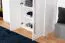 Drehtürenschrank / Kleiderschrank Siumu 23, Farbe: Weiß / Weiß Hochglanz - 224 x 182 x 56 cm (H x B x T)