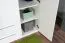 Drehtürenschrank / Kleiderschrank Siumu 31, Farbe: Weiß / Weiß Hochglanz - 224 x 227 x 56 cm (H x B x T)