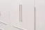 Drehtürenschrank / Kleiderschrank mit Rahmen Siumu 35, Farbe: Weiß / Weiß Hochglanz - 226 x 277 x 60 cm (H x B x T)