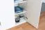 Drehtürenschrank / Kleiderschrank mit Rahmen Siumu 26, Farbe: Weiß / Weiß Hochglanz - 226 x 322 x 60 cm (H x B x T)