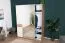 Schiebetürenschrank / Kleiderschrank Gataivai 04, Farbe: Beige Hochglanz / Walnuss - 224 x 182 x 65 cm (H x B x T)
