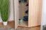 Kinderzimmer - Drehtürenschrank / Eckkleiderschrank Benjamin 20, Farbe: Buche / Creme - 236 x 86 x 86 cm (H x B x T)