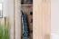 Kinderzimmer - Drehtürenschrank / Eckkleiderschrank Benjamin 20, Farbe: Buche / Creme - 236 x 86 x 86 cm (H x B x T)