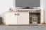 TV - Unterschrank Matthias 04, Farbe: Creme / Cappuccino - Abmessungen: 58 x 121 x 41 cm (H x B x T)
