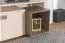 TV - Unterschrank Matthias 04, Farbe: Creme / Cappuccino - Abmessungen: 58 x 121 x 41 cm (H x B x T)