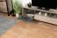 Hochwertiger TV-Schrank / TV-Möbel Bassatine 03, 2 Schubladen, 1 Tür, Eiche rustikal / Grau / Schwarz, Maße: 53 x 161 x 40 cm, zwei offene Fächer