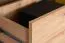 Moderne Kommode Chebba 02, Farbe: Eiche Artisan / Anthrazit - Abmessungen: 81 x 137 x 39,5 cm (H x B x T), mit drei Schubladen
