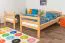 Etagenbett 90 x 200 cm für Erwachsene "Easy Premium Line" K17/n, Buche Massivholz Natur lackiert, teilbar