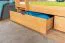 Etagenbett 90 x 200 cm für Erwachsene "Easy Premium Line" K17/n inkl. 2 Schubladen und 2 Abdeckblenden, Buche Massivholz Natur lackiert, teilbar