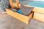 Etagenbett / Stockbett 90 x 200 cm "Easy Premium Line" K17/n inkl. 2 Schubladen und 2 Abdeckblenden, Buche Massivholz Natur lackiert, teilbar