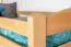 Etagenbett / Stockbett 90 x 200 cm für Kinder "Easy Premium Line" K17/n inkl. 2 Schubladen und 2 Abdeckblenden, Buche Massivholz Natur lackiert, teilbar