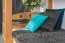 Etagenbett / Stockbett "Easy Premium Line" K19/n, Kopf- und Fußteil mit Löchern, Buche Vollholz massiv Natur - 90 x 190 cm (B x L), teilbar